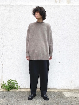 「superNova.（スーパーノヴァ）のアイテム（パンツ）」を使った、DAIKIさん（メンズ・189cm）の秋コーディネート