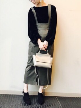 「NANO universe（ナノユニバース）のアイテム（ブーティ）」を使った、nano・universe lady's webeditorさん（レディース・158cm）の秋コーディネート