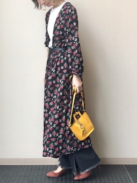 「HASHIBAMI（ハシバミ）のアイテム」を使った、nano・universe lady's webeditorさん（レディース・158cm）の秋コーディネート