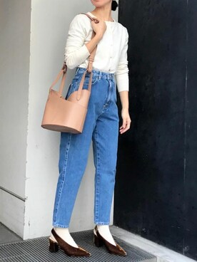 「NANO universe（ナノユニバース）のアイテム（アンサンブル）」を使った、nano・universe lady's webeditorさん（レディース・158cm）の冬コーディネート