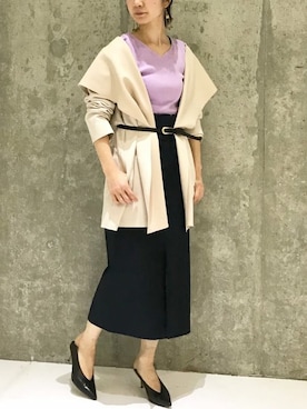 nano・universe lady's webeditorさん（レディース・158cm）の冬コーディネート