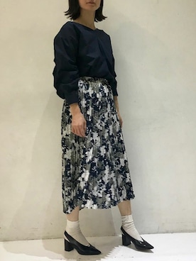 「白ソックス」｜nano・universe lady's webeditorさん（レディース・158cm）の冬コーディネート