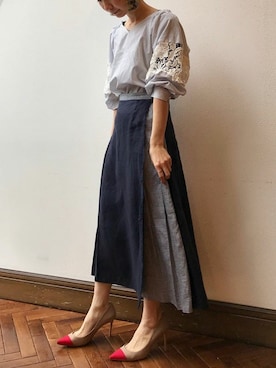 nano・universe lady's webeditorさん（レディース・158cm）の春コーディネート