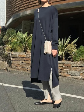 「FABIO RUSCONI（ファビオルスコーニ）のアイテム（パンプス）」を使った、nano・universe lady's webeditorさん（レディース・158cm）の冬コーディネート