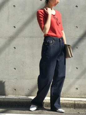 「NANO universe（ナノユニバース）のアイテム（パンプス）」を使った、nano・universe lady's webeditorさん（レディース・158cm）の春コーディネート