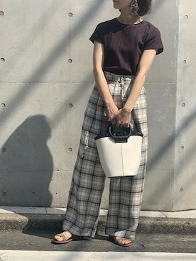 「MAURO de BARI（マウロディバリ）のアイテム」を使った、nano・universe lady's webeditorさん（レディース・158cm）の春コーディネート