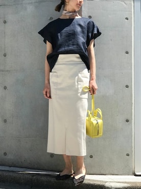 「VACATION（バケーション）のアイテム」を使った、nano・universe lady's webeditorさん（レディース・158cm）の春コーディネート