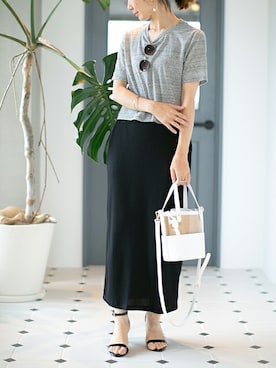 nano・universe lady's webeditorさん（レディース・158cm）の夏コーディネート