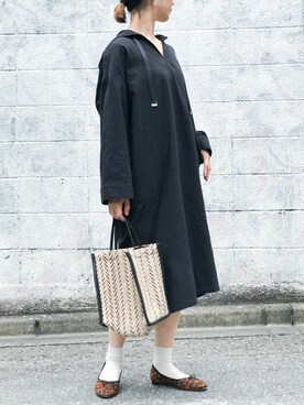 「NANO universe（ナノユニバース）のアイテム（バレエシューズ）」を使った、nano・universe lady's webeditorさん（レディース・158cm）の夏コーディネート
