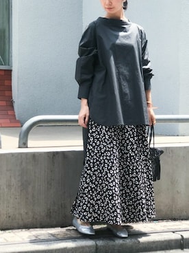 「NANO universe（ナノユニバース）のアイテム（パンプス）」を使った、nano・universe lady's webeditorさん（レディース・158cm）の夏コーディネート