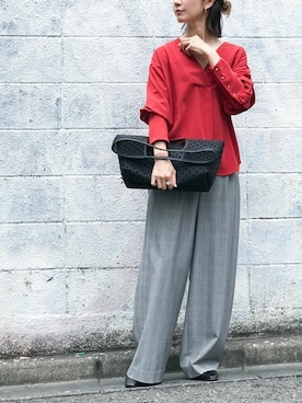 「NANO universe（ナノユニバース）のアイテム（パンプス）」を使った、nano・universe lady's webeditorさん（レディース・158cm）の夏コーディネート