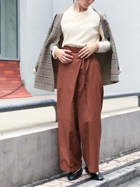 nano・universe lady's webeditorさん（レディース・158cm）の秋コーディネート