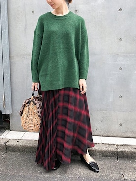 「MARCHER（マルシェ）のアイテム」を使った、nano・universe lady's webeditorさん（レディース・158cm）の秋コーディネート