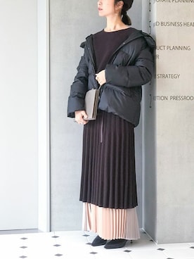 「HALIN（ハリン）のアイテム」を使った、nano・universe lady's webeditorさん（レディース・158cm）の秋コーディネート