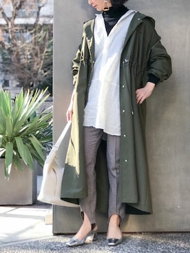 「FABIO RUSCONI（ファビオルスコーニ）のアイテム（パンプス）」を使った、nano・universe lady's webeditorさん（レディース・158cm）の冬コーディネート