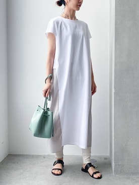 「YAHKI（ヤーキ）のアイテム（バッグ）」を使った、nano・universe lady's webeditorさん（レディース・158cm）の春コーディネート