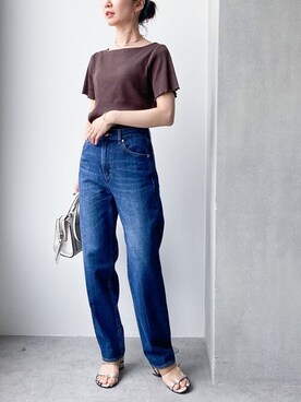 「NANO universe（ナノユニバース）のアイテム（ショルダーバッグ）」を使った、nano・universe lady's webeditorさん（レディース・158cm）の夏コーディネート