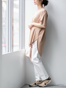 「NANO universe（ナノユニバース）のアイテム（帽子）」を使った、nano・universe lady's webeditorさん（レディース・158cm）の夏コーディネート