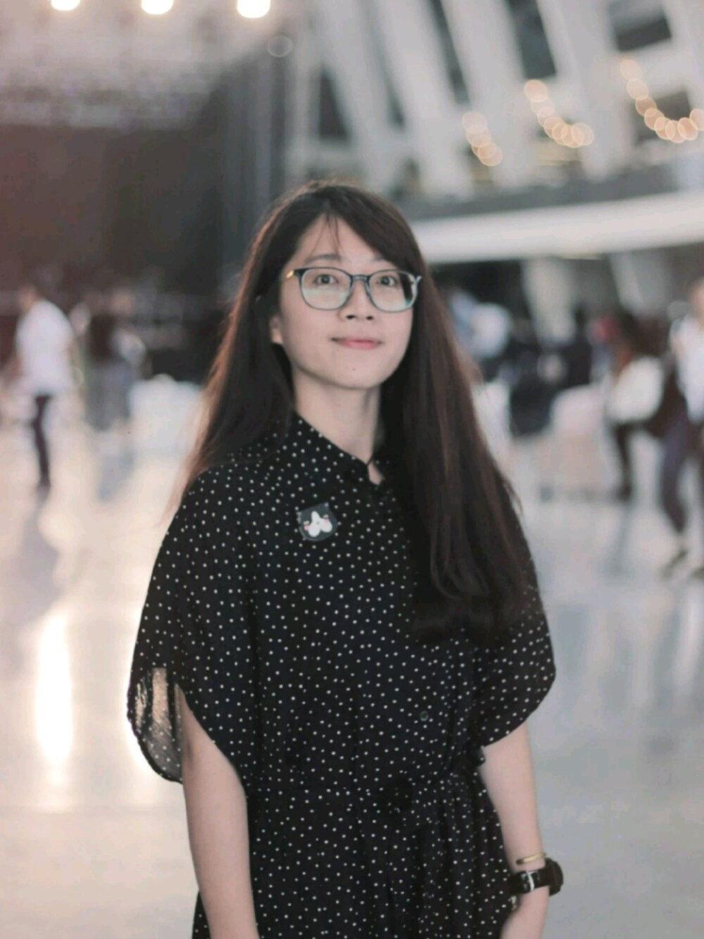 「MONKIのアイテム（ドレス、ブラック系）」を使った、J.さん（レディース・156cm）の夏コーディネートの1枚目の写真