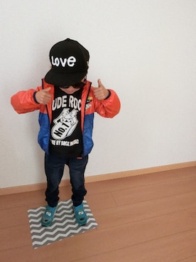 coco-pipipi使用「NEW ERA（NEWERA×MARK GONZALES KIDS 9FIFTY SNAPBACK CAP BLACK）」的時尚穿搭