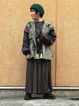 honokaさん(レディース・154cm)の冬コーディネート