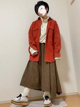 honokaさん（レディース・154cm）の冬コーディネート