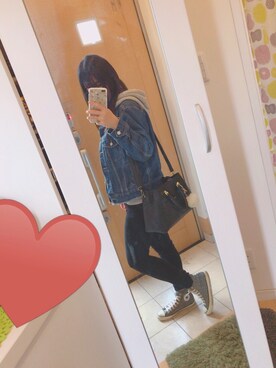 「AVAN LILY（アヴァンリリィ）のアイテム（その他アウター）」を使った、❤︎さん（レディース・167cm）の秋コーディネート