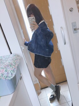 「AVAN LILY（アヴァンリリィ）のアイテム（その他アウター）」を使った、❤︎さん（レディース・167cm）の春コーディネート