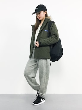 MARUNAさん(レディース・163cm)の冬コーディネート