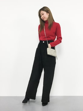 MARUNAさん（レディース・163cm）の冬コーディネート