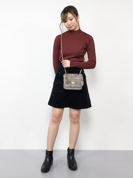 MARUNAさん（レディース・163cm）の冬コーディネート