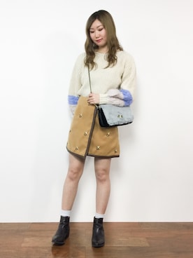 MARUNAさん（レディース・163cm）の冬コーディネート