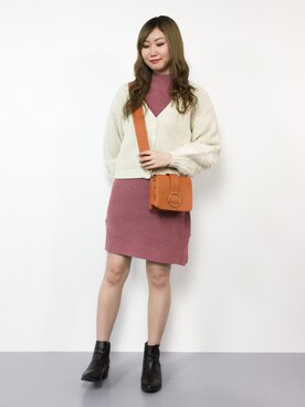 MARUNAさん（レディース・163cm）の冬コーディネート