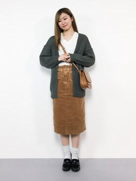 MARUNAさん（レディース・163cm）の冬コーディネート