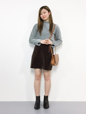 MARUNAさん（レディース・163cm）の冬コーディネート