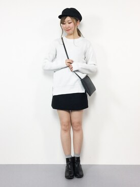 MARUNAさん（レディース・163cm）の冬コーディネート