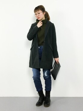 MARUNAさん（レディース・163cm）の冬コーディネート