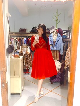 「アイテム（スリッポン）」を使った、stephanie840105さん（レディース・170cm・20代）の春コーディネート