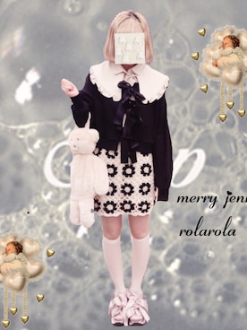 ♡𝕣𝕦𝕜𝕒♡さんの（merry jenny | メリージェニー）を使ったコーディネート