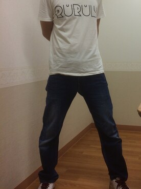 「Levi's（リーバイス）の901（デニムパンツ、ブルー系）」を使った、hihihihihiさん（メンズ・175cm）の夏コーディネート