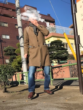 「NAUGHTIAM（ノーティアム）のアイテム」を使った、hihihihihiさん（メンズ・175cm）の冬コーディネート