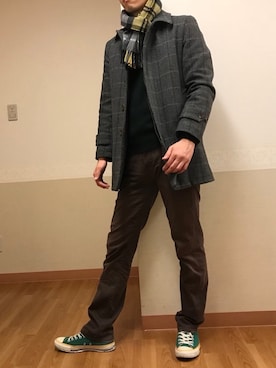「Rhythm of Life（リズムオブライフ）のアイテム（その他アウター）」を使った、hihihihihiさん（メンズ・175cm）の冬コーディネート