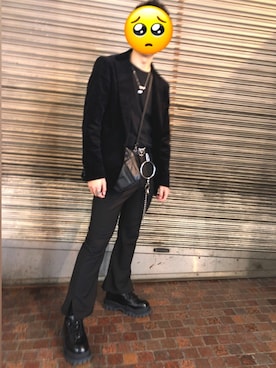 「ハロウィン」｜「アイテム（財布/小物）」を使った、あさん（メンズ・173cm）の秋コーディネート