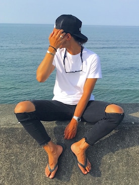 Hayato Kanekoさん（メンズ・172cm）の夏コーディネート