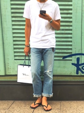 Hayato Kanekoさん（メンズ・172cm）の夏コーディネート