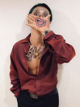 「halloween」｜Hayato Kanekoさん（メンズ・172cm）の秋コーディネート