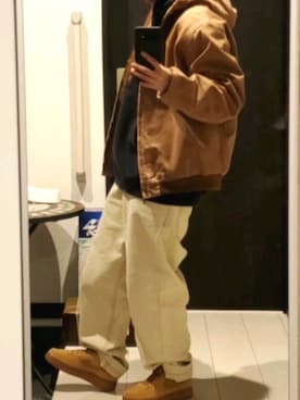 「NIKE(ナイキ)のアイテム(トップス)」を使った、KOAKEさん(メンズ・152cm)の秋コーディネート