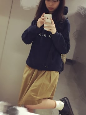 「Kukka Lucca（クッカ　ルッカ）のアイテム」を使った、myumyu*さん（レディース・169cm）の秋コーディネート