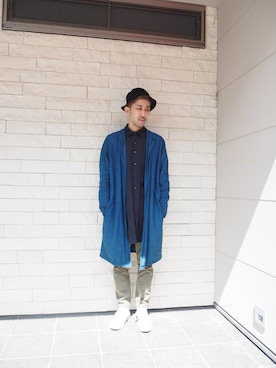 「good thing（グッドシング）のアイテム」を使った、しん子さん（メンズ・174cm）の春コーディネート