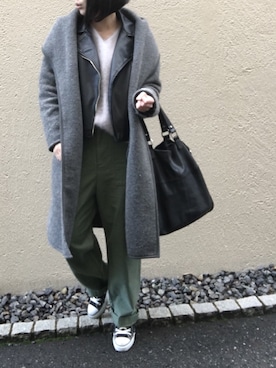 「スライバーニット」｜aikoさん（レディース・158cm）の冬コーディネート